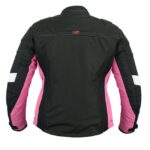 CHAQUETA DE CORDURA PARA CHICAS 100% IMPERMEABLE FUCSIA 105 NEGRA - Imagen 2