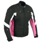 CHAQUETA DE CORDURA PARA CHICAS 100% IMPERMEABLE FUCSIA 105 NEGRA - Imagen 3