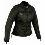 CHAQUETA DE CORDURA PARA CHICAS 100% IMPERMEABLE 105 NEGRA