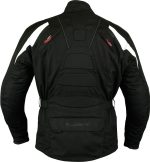 CHAQUETA 3/4 DE CORDURA UNISEX PARA MOTORISTAS UNISEX,111  BLANCA/NEGRA - Imagen 2