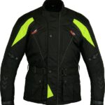 CHAQUETA DE MOTO EN CORDURA 3/4 UNISEX,111 FLUOR