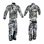 MONO DE CORDURA CAMUFLAJE GRIS DE DOS PIEZAS (123 Y 137)