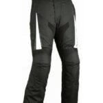 PANTALON DE CORDURA IMPERMEABLE CON PROTECCIONES EM142 NEGRO/BLANCO