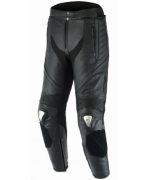 MONO DE CUERO DE DOS PIEZAS CON PROTECCIONES TPR Y TITANIO 166/151 NEGRO - Imagen 5