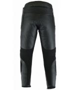 MONO DE CUERO DE DOS PIEZAS CON PROTECCIONES TPR Y TITANIO 166/151 NEGRO - Imagen 7