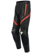 MONO DE CUERO DE DOS PIEZAS CON PROTECCIONES TPR Y TITANIO 166/151 NEGRO/ROJO - Imagen 6