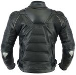 MONO DE CUERO DE DOS PIEZAS CON PROTECCIONES TPR Y TITANIO 166/151 NEGRO - Imagen 3