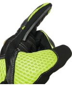 GUANTES DE VERANO PARA MOTORISTAS EN PIEL, MALLA Y FIBRA DE CARBONO 207 N/FLUOR - Imagen 2