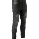PANTALÓN VAQUERO TEJANO FLEXIBLE UNISEX CON REFUERZOS DE TEJIDO Kewlar Y PROTECCIONES C.E. DESMONTABLES 2720 NEGRO