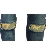 PANTALÓN VAQUERO TEJANO FLEXIBLE UNISEX CON REFUERZOS DE TEJIDO Kewlar Y PROTECCIONES C.E. 2717 - Imagen 2