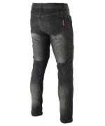 PANTALÓN VAQUERO TEJANO FLEXIBLE UNISEX CON REFUERZOS DE TEJIDO Kewlar Y PROTECCIONES C.E. DESMONTABLES 2720 NEGRO - Imagen 3