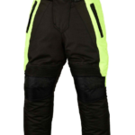 PANTALÓN DE CORDURA  IMPERMEABLE INFANTIL 2901 NEGRO AMARILLO FLUOR