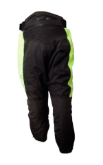 PANTALÓN DE CORDURA  IMPERMEABLE INFANTIL 2901 NEGRO AMARILLO FLUOR - Imagen 2