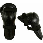 RODILLERAS DE MOTO PARA NIÑOS Y CHICAS 296 NEGRO