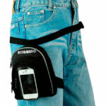 PIERNERA DE CORDURA NEGRO CON BOLSILLO DE SMART PHONE 6976 NEGRO