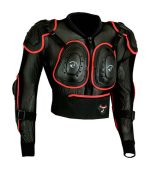CHAQUETA (PETO) DE MOTOCROSS, ENDURO, QUAD, SKI, SNOWBOARD Y BICI PARA CHICAS GM477 NEGRO