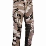 PANTALÓN DE CORDURA CAMUFLAJE CON PROTECCIONES C.E. UNISEX 137 GRIS CAMUFLAJE