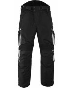 MONO DE CORDURA PARA MOTORISTAS EN DOS PIEZAS, IMPERMEABLE UNISEX BLANCO/NEGRO ATENEA/ARES - Imagen 4