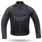 CHAQUETA DE CORDURA PARA VERANO PERFORADA CON FORRO DESMONTABLE DEGEND BREEZE  NEGRA - Imagen 2
