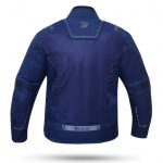 CHAQUETA DE CORDURA PARA VERANO PERFORADA CON FORRO DESMONTABLE DEGEND BREEZE AZUL - Imagen 4