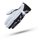 GUANTES DE VERANO DEGEND BUTTERFLY LADY BLANCO NEGRO EN CUERO DE CABRA  PARA MUJER - Imagen 2
