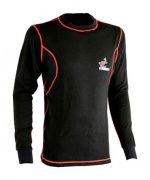 CAMISETA INTERIOR TERMICA DE ALGODON 473 NEGRA