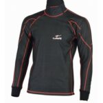 CAMISETA INTERIOR TÉRMICO CORTAVIENTO EN FIBRA WINDSTOPPER 474 NEGRA