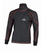 CAMISETA INTERIOR TÉRMICO CORTAVIENTO EN FIBRA WINDSTOPPER 474 NEGRA