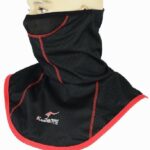 CUBRECUELLO DE FÍBRA WINDSTER TÉRMICO Y CORTAVIENTO PARA MOTEROS 451 NEGRO