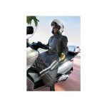 MANTA CUBREPIERNAS GARIBALDI UNIVERSAL CONTRA FRÍO Y LLUVIA NEGRO