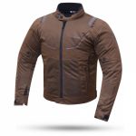 CHAQUETA DE CORDURA PARA VERANO PERFORADA CON FORRO DESMONTABLE  DEGEND BREEZE MARRON