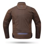 CHAQUETA DE CORDURA PARA VERANO PERFORADA CON FORRO DESMONTABLE  DEGEND BREEZE MARRON - Imagen 4