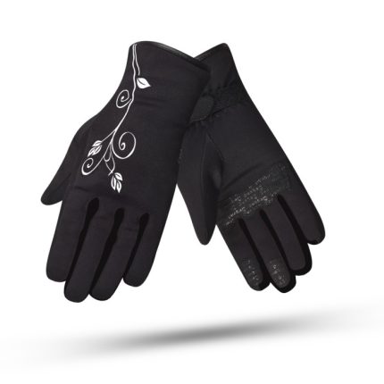 GUANTES DEGEND LADY DE INVIERNO IMPERMEABLE Y TRANSPIRABLE PARA MUJER NEGRO BLANCO