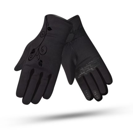 GUANTES DEGEND LADY DE INVIERNO IMPERMEABLE Y TRANSPIRABLE PARA MUJER NEGRO