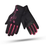 GUANTES DEGEND DE  INVIERNO IMPERMEABLE Y TRANSPIRABLE  PARA MUJER  NEGRO/ROSA