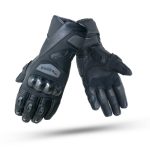 GUANTES DE MOTO EN PIEL   DEGEND R-TRAVEL DE INVIERNO, TÉRMICOS Y IMPERMEABLES NEGRO