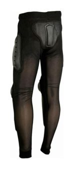 PANTALÓN INTEGRAL CON PROTECCIONES TIPO DE MOTOS (CROSS, ENDURO, 283 NEGRO - Imagen 2