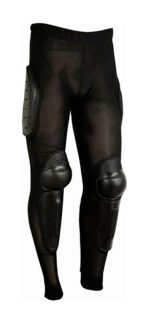 PANTALÓN INTEGRAL CON PROTECCIONES TIPO DE MOTOS (CROSS, ENDURO, 283 NEGRO