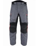 MONO DE CORDURA PARA MOTORISTAS EN DOS PIEZAS, IMPERMEABLE UNISEX ZEUS/ HERA  GRIS - Imagen 4
