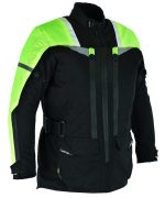 CHAQUETA DE  CORDURA 3/4 CON PROTECCIONES C.E. PARA INFANTILES KIDS FLUOR