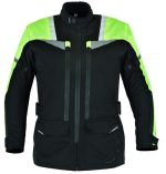 CHAQUETA DE  CORDURA 3/4 CON PROTECCIONES C.E. PARA INFANTILES KIDS FLUOR - Imagen 2