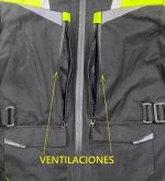 CHAQUETA DE  CORDURA 3/4 CON PROTECCIONES C.E. PARA INFANTILES KIDS FLUOR - Imagen 3