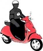 MANTA CUBREPIERNAS UNIVERSAL CONTRA FRÍO Y LLUVIA NEGRO 500 NEGRO