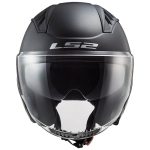 CASCO JET LS2 -OF600 COPTER II MATT BLACK-ECE 22.06.  NEGRO MATE - Imagen 2