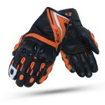GUANTES DE VERANO DEGEND R-3000 TRES MIL NEGRO NARANJA  EN PIEL DECABRA ALTA CALIDAD