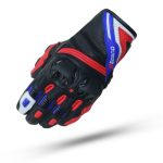 GUANTES DE VERANO DEGEND R-3000 TRES MIL NEGRO ROJO AZUL BLANCO  EN PIEL DE CABRA ALTA CALIDAD - Imagen 2