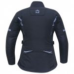 CHAQUETAS DE CORDURA TRAVEL LADY DEGEND NEGRA PARA CHICAS 3/4 IMPERMEABLE TRANSPIRABLE - Imagen 2