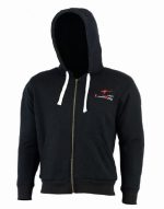 SUDADERA DE MOTOS CON Kewlar Y PROTECCIONES C.E. (Kewlar HOODIE) NEGRA