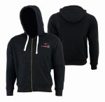 SUDADERA DE MOTOS CON Kewlar Y PROTECCIONES C.E. (Kewlar HOODIE) NEGRA - Imagen 3