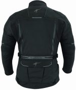 TRAJE DE MOTO 4 ESTACIONES DE DOS PIEZAS, CHAQUETA Y PANTALÓN TRICAPA TITAN OCEANO NEGRO 2 PIEZAS - Imagen 3